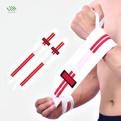 China JOGHN Wrist Strength Bandage Wrist Guard Sports Weightlifting Fitness Shaping Horizontal Bar Power Wrap Protector Bodybuilding for sale