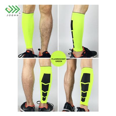 China Adult JOGHN OEM ODM Leg Sleeve Running Sports Knocks Shin Splint Outdoor Exercise Calf Compression Sleeve for sale