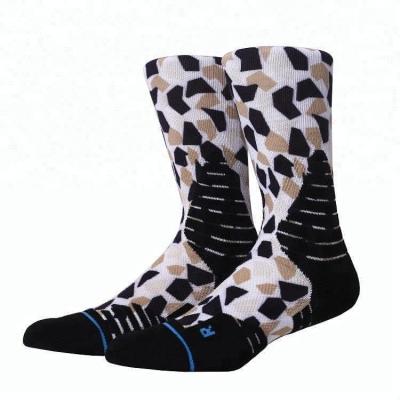 China Elite Antibacterial Custom Sport 360 Degree Digital Printing Socks for sale