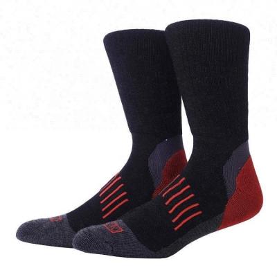 China Men Antibacterial Multi Performance Outdoor Sports Hiking Trekking Merino Wool Socks for sale