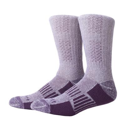 China Antibacterial Wholesale Bulk Custom Wool Hiking Trail Crew Outdoor Socks for sale