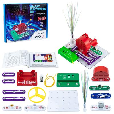 China Eco-friendly Materials Science Learning Smart Electronics Kit Electronics Exploration Circuits Kit PULL BACK Educational Toys For Kids for sale