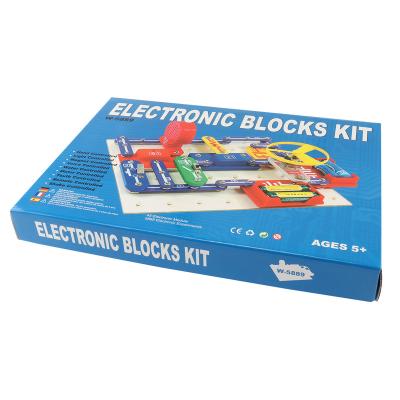 China DIY Project Education Solar Kit Electronics Building Block Pile Up Kits For Kids Age 8+ for sale