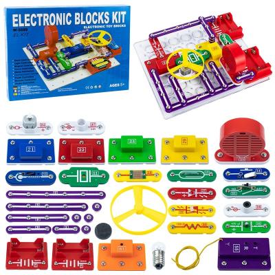 China Funny Electronic Building Block DIY Circuit Kit For Kids PULL Back Education Toy For Kids 8+ Learning Kit No Tool Required for sale