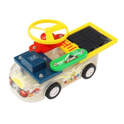 China Educational Electronic Toys Interesting DIY Kits Electronic Circuits Toys Solar Power Car Learning Physical Circuit Building Block Kit for sale