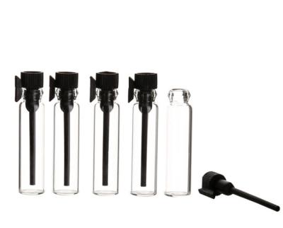 China 0.5Ml 1ml 2ml 3Ml Perfume Glass Bottle Perfume Sample Vials Screw Cap Cosmetic Test Tube for sale