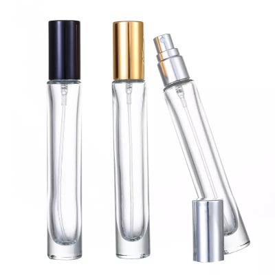 China New Long 10ml Perfume Spray Bottle Travel Cosmetic Glass Reusable Spray Bottle Eco Friendly Perfume Bottle for sale