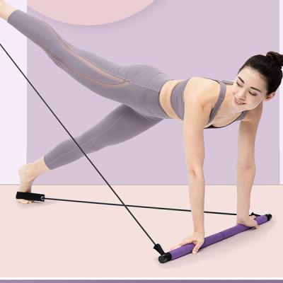 China Portable Whole Body Pilates Resistance Band Pilates Stick Yoga Exercise Pilates Workout Yoga Fitness Pilates Stick Toning Bar for sale