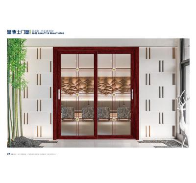 China Modern Venetian Blind Partition Wall Office Aluminum Alloy Sliding Door for sale