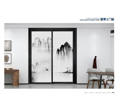 China Modern Nordic Style Aluminum Alloy Sliding Door For Home Use for sale