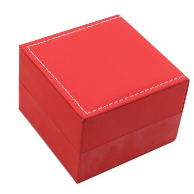 China Three Color Luxury Soft Feeling Leather Jewelry Package Bracelet Watch Gift Box Case for sale