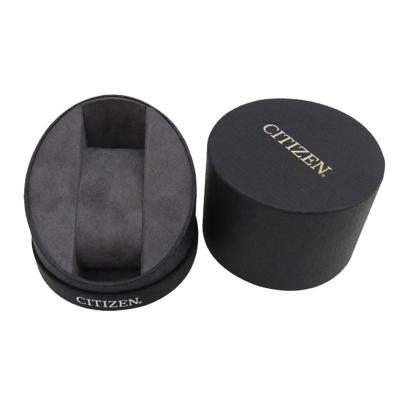 China Round Shape Cardboard Ring Box Eco - Friendly Packaging Jewelry Box For Watch for sale