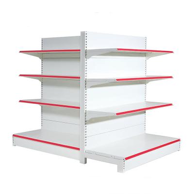 China Double Sided OEM Customized Grocery Store Shelf Double Sided Modern Supermarket Shelf For Sale for sale