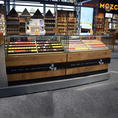 China OEM/ODM Wholesale Double Sided High Quality Grocery Stores Checkout Counter Cigar Cabinet Counter Chart for sale