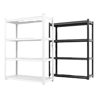 China MCZC Corrosion Protection Metal Storage Light Duty Steel Shelf Rack Light Duty Slotted Storage Rack For Warehouse for sale