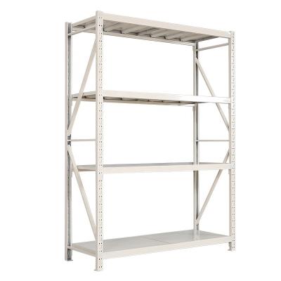 China Corrosion Protection Iron Warehouse Rack Stacking Shelving Heavy Capacity Shelving For Warehouse Storage Racking System for sale