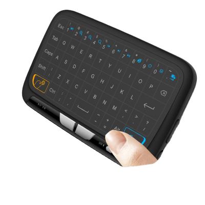 China TV Box H18 2.4G Smart Wireless Backlit Mini Keyboard H18+ Air Mouse With Touchpad for sale