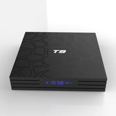 China Android TV Box Core 4GB RAM 32GB Android 9.0 Quad Core WIFI 5G H.265 Smart TV kodi 4K t9 tv box for sale