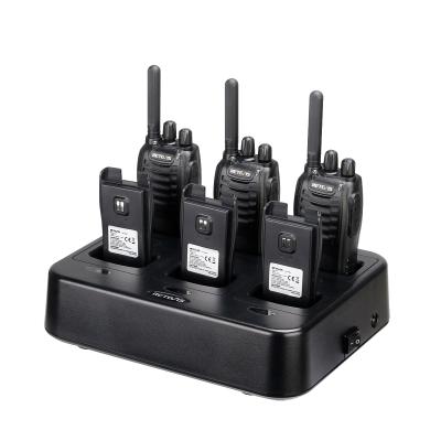 China New New Version Features High Quality 6Pack Walkie Talkie with Six Way Charger Retevis H777 2W CTCSS/DCS Fast UHF 16CH FM Two Way Radio for sale