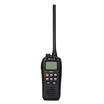 China Floats and Flashes Alarm Marine Radio Retevis RA26 Handheld VHF 88 Channels 5W IP67 Floats Flash-Alarm NOAA Marine Transceiver (USA/INT/CAN) for sale