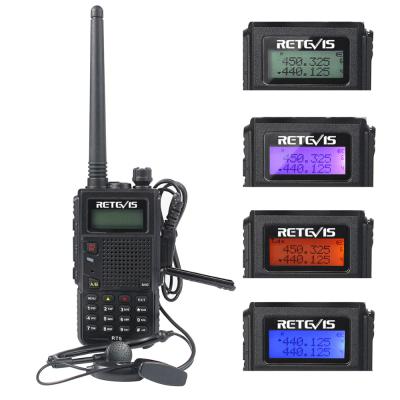 China Monitor Retevis RT5 UHF/VHF Security Walkie Talkies 1750Hz Dual Band Radio 1750Hz 128Channel VOX DTMF FM Two Way Radio for sale