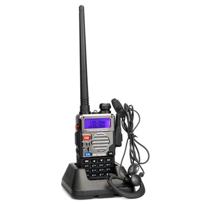 China CE FCC Rohs Retevis RT5RV 5W 128CH Two Band Walkie Talkie VHF/UHF136-174/400-520MHz Dual Band Transceiver FM Handheld FM Radio With Free Earpiece for sale