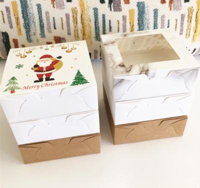 China Automatic-automatic Christmas Cookie Gift Baking Paper Box for Wedding Gift Lover for sale