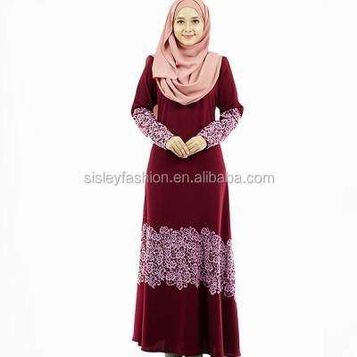 China Wholesale fashion muslim jubah polyester 2017 new style clothing jubah dress for sale