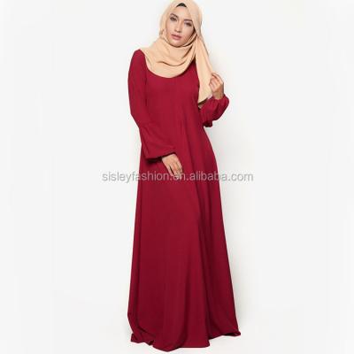 China 2018 Como crepe como crepe jubah 2018 clothing simple muslim jubah in cheap high quality como white for sale