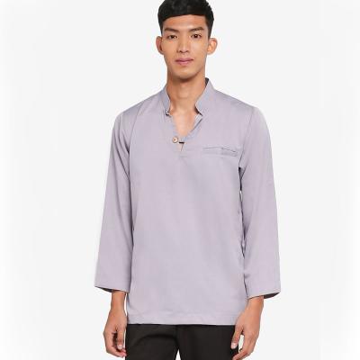 China Wholesale Polyester Custom Design Mens Kurta For Malaysia Blank Kurta for sale