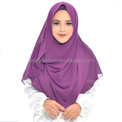 China Chiffon Chiffon Muslims Hijab Shawl Scarf As Indian Pattern Custom Made Scarf for sale