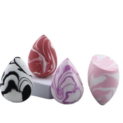 China Factory Best Selling OEM Amazon Q Water Drop Blender Beauty Latex Makeup Sponge Yes Bomb Marble Yes No Bomb Sponge MS-07 for sale