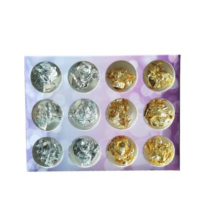 China Tin Foil Paper Custom Full Size Folding Gold And Silver Nail Art Foil Decorative Nail Art for sale