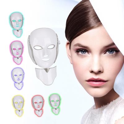 China Pigment Removal Home Use LED Light Therapy Beauty Colorful Face Mask For Anti-Removal Rechargeable LED Light Therapy Mask Led Rechargeable for sale