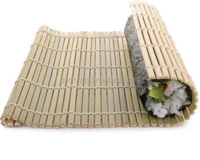 China Bamboo Rolling Mats Bamboo Rolling Mat Green Color White Color Sushi Piece for sale