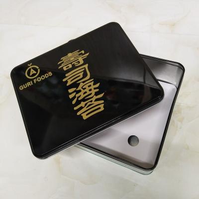 China Shop new design nori sushi nori metal boxes for sale