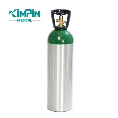 China Small Medical Areas High Pressure Portable Aluminum Gas Cylinder Scuba Cylinder With DOT Certificate for sale