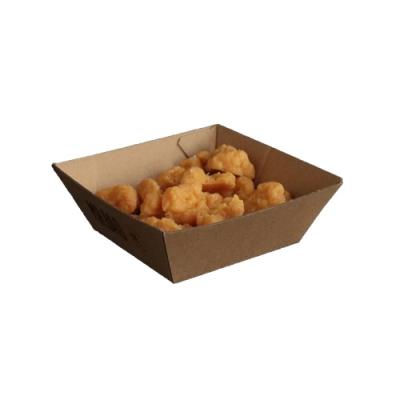 China Disposable Paper Food Tray For Fries Chicken for sale