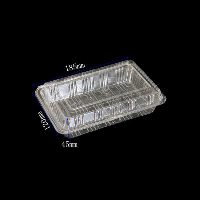 China Disposable PS Blister Clear Clamshell Packing Box For Salad for sale