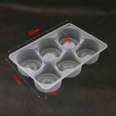 China 6 Compartment Customized Disposable PP Disposable Packaging Tray For Frozen Food for sale