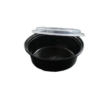 China Casual Disposable American Style Round Plastic Take Out Container for sale