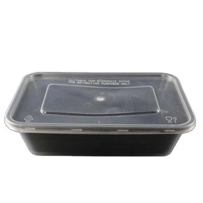 China Casual Plastic Take Out Fast Food Storage Container With Lid for sale