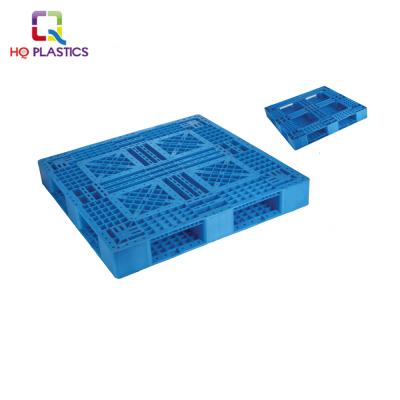 China Single Faced HDPE Euro Single Face 4 Way Plastic Pallet for sale