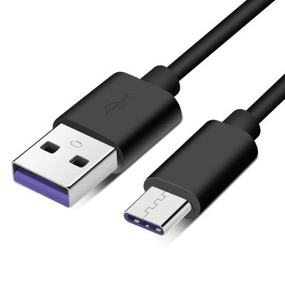 China 5A Mobile Phone Boost PVC USB C Cable USB A To Type C Charging Cable 3FT 4FT 6FT Fast Charger Cord For Samsung And Huawei for sale