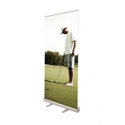 China Economic Floor Standing Exhibition/Trade Show/Advertising Roll Up 85*200cm Retractable Banner Banner Stand for sale