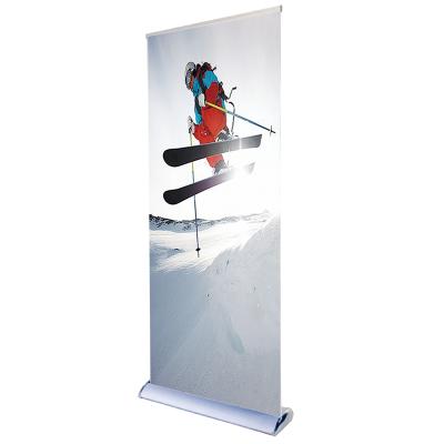 China W85*H200cm W85*H200cm Easy Up Exhibition/Trade Show/Advertising Aluminum Boardbase Portable Roll Up Banner Stand Fair Retractable Display for sale