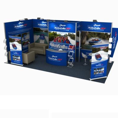 China Easy Compile Standard Portable Aluminum Exhibition Booth 3x3 Exhibition Booth Design for sale