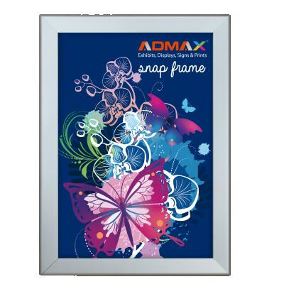 China Snap change picture wholesell ADMAX aluminum billboard 32mm snap frame poster frame open cornered for sale