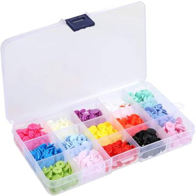 China 150SETS Viable T3 KAM Snap Buttons 10.9mm Snaps Free Sewing 150 Set in 15 Colors Buttons for DIY Opens Album In Stock for sale