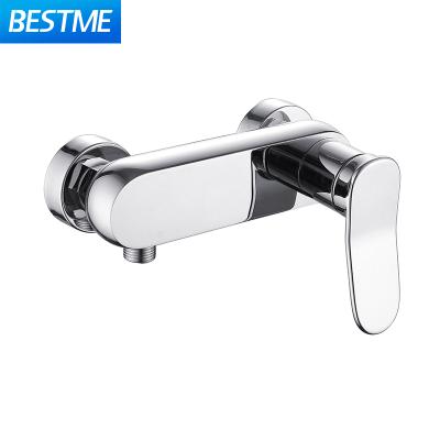 China Without Slide Bar Bath Shower Mixer 2 Function Chrome Color Bathroom Shower Mixer Effluent Set for sale